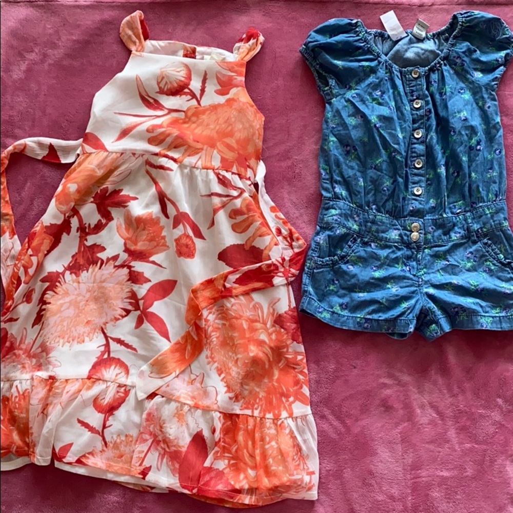 Dress and romper